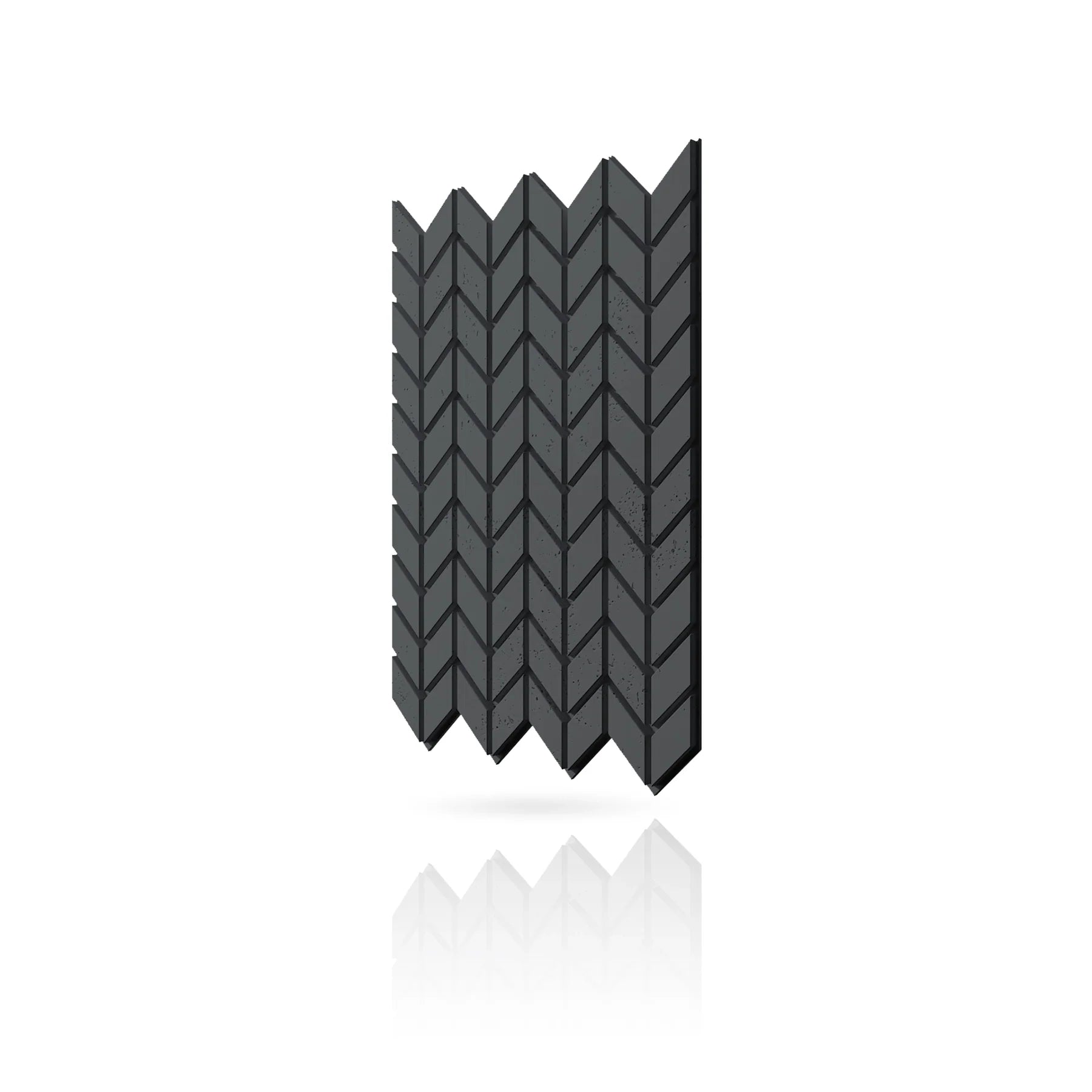 Concrete Cladding - HERRINGBONE S Wall Panels colour swatch on white background DecorMania.eu